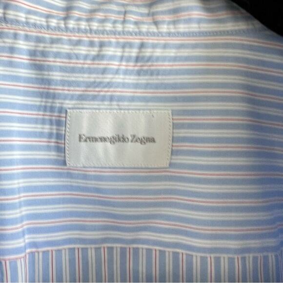 Ermenegildo Zegna Men’s Cotton Button Up Shirt - Picture 4 of 12